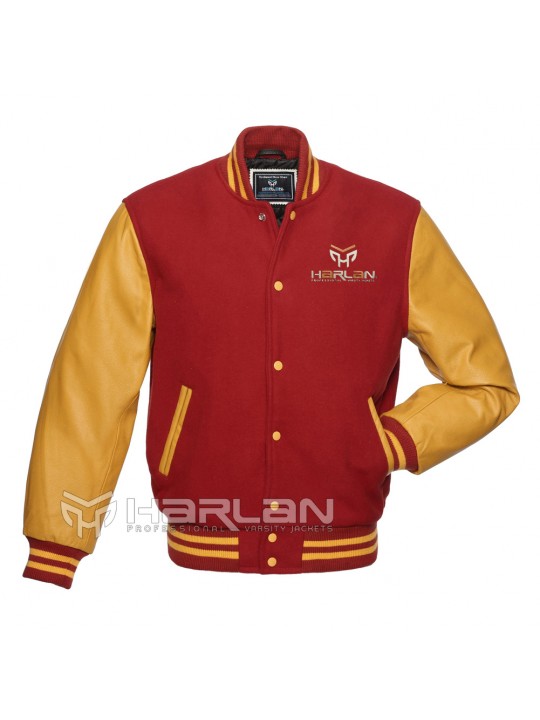 LETTERMAN VARSITY JACKETS Maroon / Gold