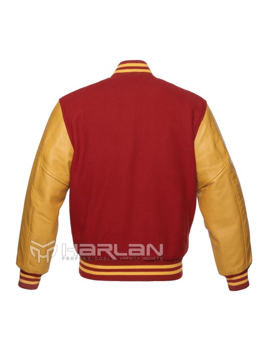 LETTERMAN VARSITY JACKETS Maroon / Gold