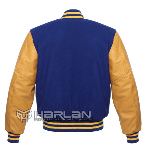 Movies Star VARSITY JACKETS Royal / Gold