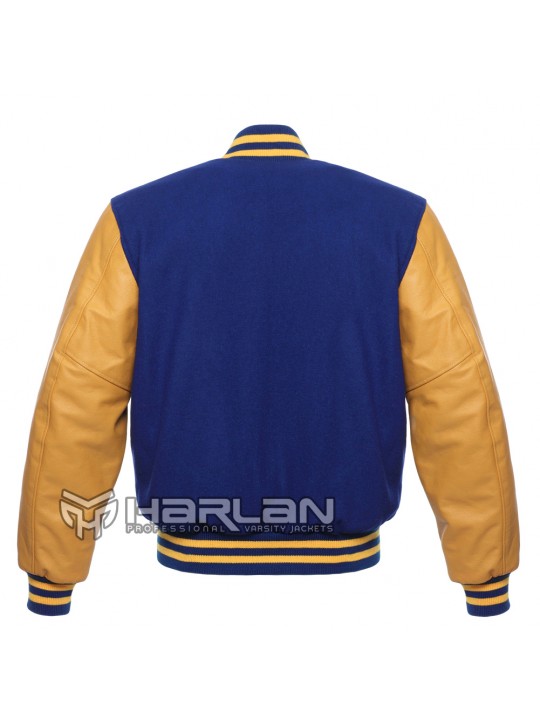 Movies Star VARSITY JACKETS Royal / Gold